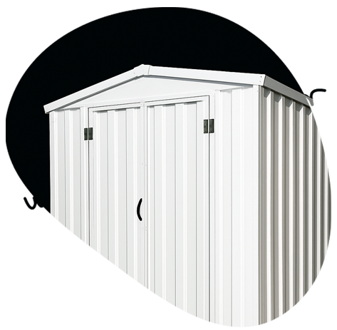 Custom outdoor shed storage solution by QuadBliss in UAE